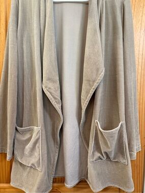 Soft Surroundings Neutral Taupe Cardigan